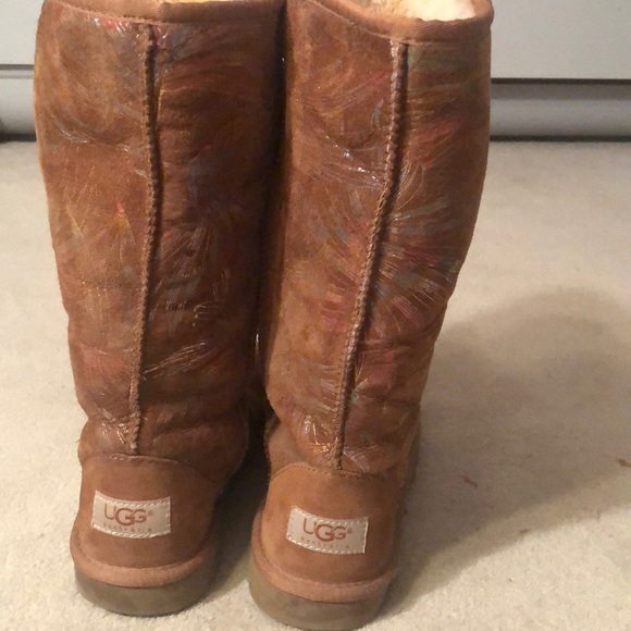 UGG TALL LIMITED EDITION Holographic fern design - Picture 5 of 9